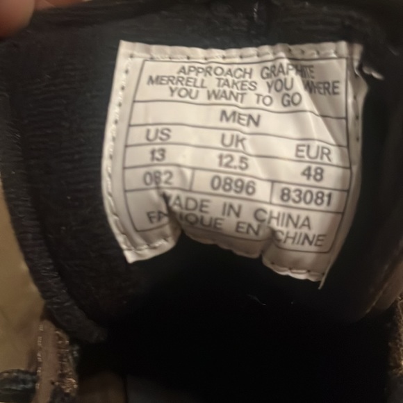 Merrell Front Range 45 Low Top Hiking Shoe | Brown | Sz. 13 | NWOT - Picture 6 of 6